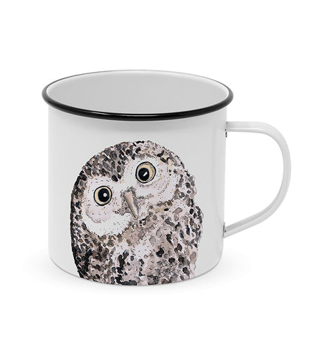 PAPERPRODUCTS DESIGN Happy Metal Mug - Owl