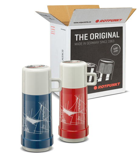 6er-Pack Isolierflaschen – ROTPUNKT Thermoflaschen 0,25L | 20 € Set