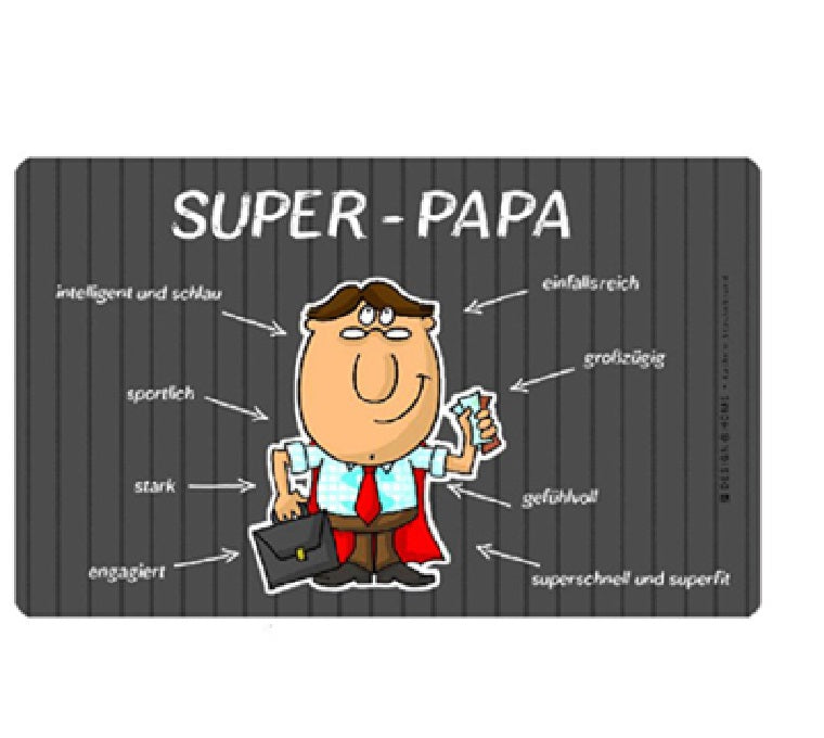 PAPERPRODUCTS DESIGN Brettchen - Super Papa