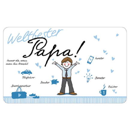 PAPERPRODUCTS DESIGN Brettchen - Weltbester Papa