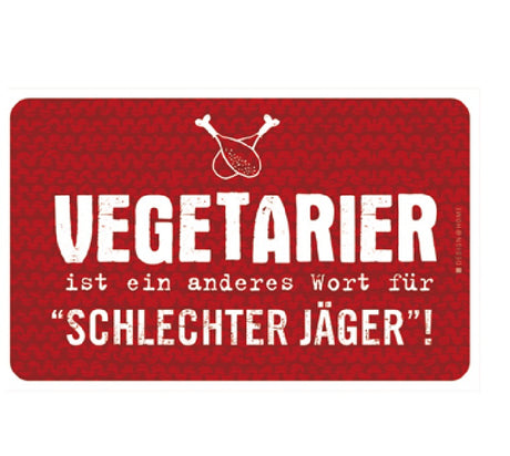 PAPERPRODUCTS DESIGN Brettchen - Vegetarier