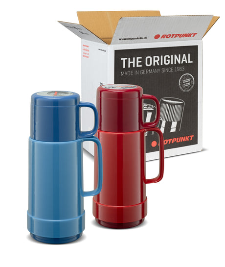 6er-Pack Isolierflaschen – ROTPUNKT Thermoflaschen 0,25L | 20 € Set
