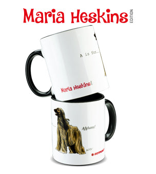 Tasse Maria Heskins Edition - Afghanischer Windhund | 2 Tassen