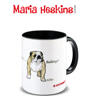 Tasse Maria Heskins Edition - Bulldogge | 1 Tasse individualisiert