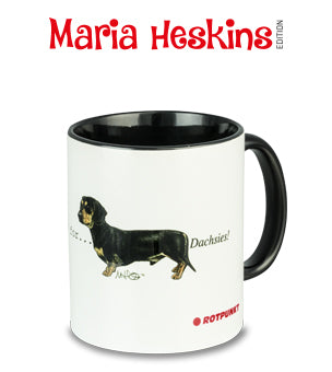 Tasse Maria Heskins Edition - Dachsie | 1 Tasse individualisiert