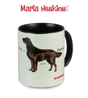 Tasse Maria Heskins Edition - Flat Coated Retriever braun | 1 Tasse