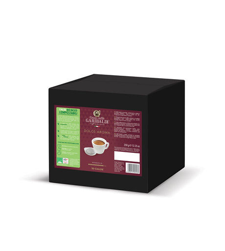 Garibaldi Kaffee Dolce Aroma Paper Pods - 50er Box/350 g