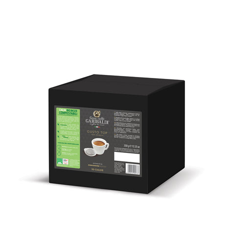 Garibaldi Kaffee Gusto Top Paper Pods - 50er Box/350 g