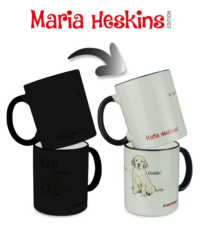 Tasse Maria Heskins Edition - Golden Retriever | 2 Tassen Magie
