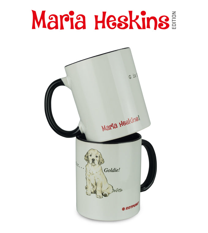 Tasse Maria Heskins Edition - Golden Retriever | 2 Tassen