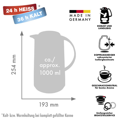 Isolierkanne 300 MARLA - glossy orange