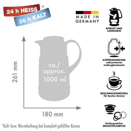 Isolierkanne 320 KATRIN - purple peacock