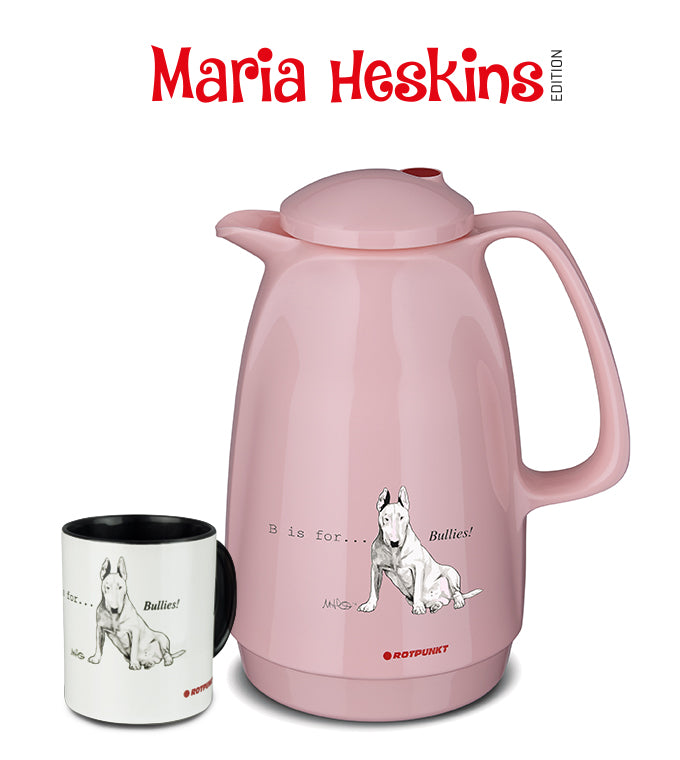 Set Maria Heskins Edition - Bullterrier | flamingo | Set mit 1 Tasse