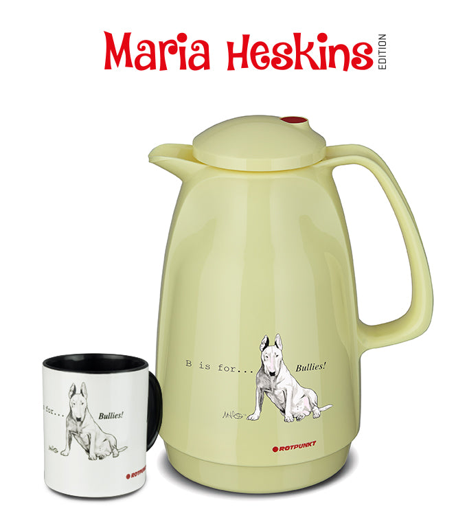 Set Maria Heskins Edition - Bullterrier | vanilla | Set mit 1 Tasse