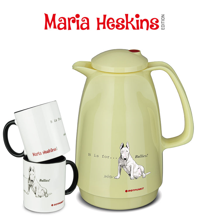Set Maria Heskins Edition - Bullterrier | vanilla | Set mit 2 Tassen