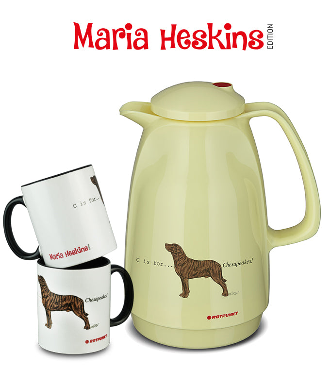 Set Maria Heskins Edition - Chesapeake Bay Retriever | vanilla | Set mit 2 Tassen