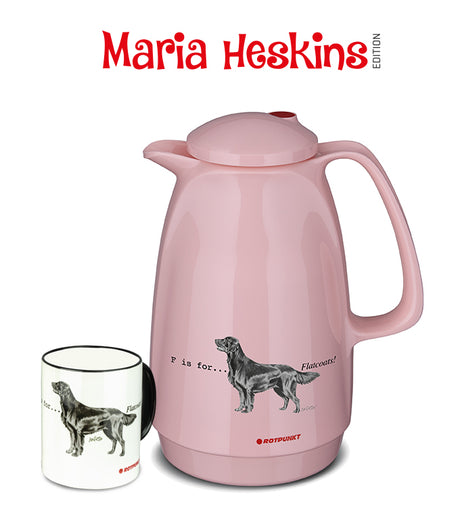 Set Maria Heskins FCR - Flat Coated Retriever | flamingo | Set mit 1 Tasse