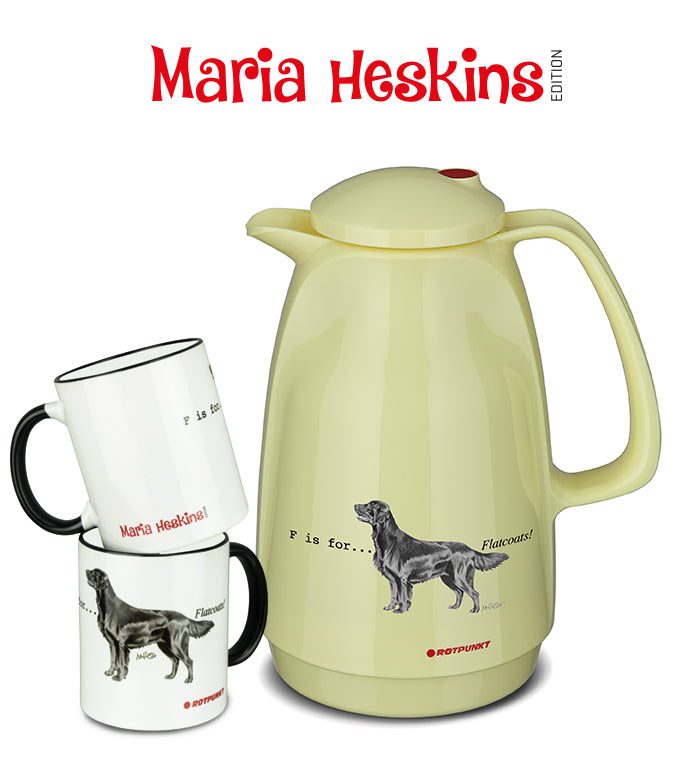 Set Maria Heskins FCR - Flat Coated Retriever | vanilla | Set mit 2 Tassen Magie