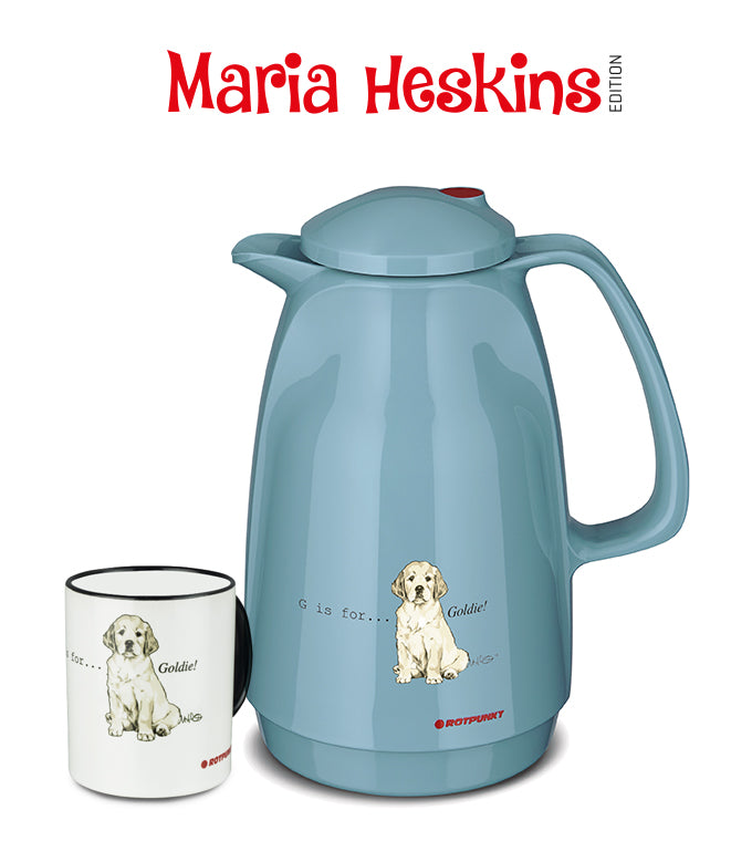 Set Maria Heskins Edition - Golden Retriever | pearl grey | Set mit 1 Tasse