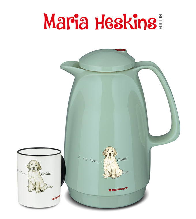 Set Maria Heskins Edition - Golden Retriever | pistacchio cream | Set mit 1 Tasse