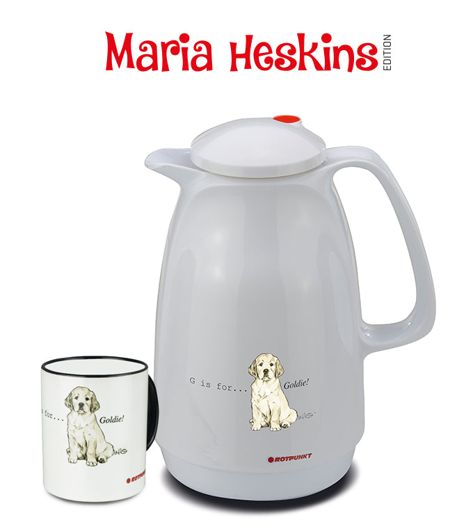 Set Maria Heskins Edition - Golden Retriever | classic white | Set mit 1 Tasse
