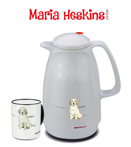 Set Maria Heskins Edition - Golden Retriever | classic white | Set mit 1 Tasse Magie