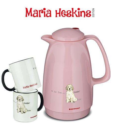 Set Maria Heskins Edition - Golden Retriever | flamingo | Set mit 2 Tassen