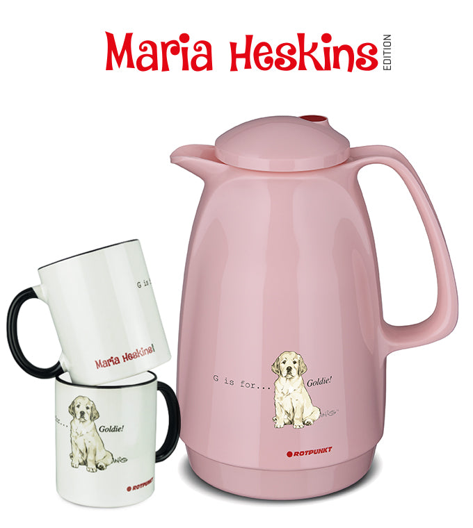 Set Maria Heskins Edition - Golden Retriever | flamingo | Set mit 2 Tassen Magie