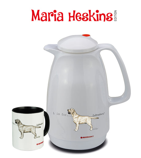 Set Maria Heskins Edition - Labrador Retriever | classic white | Set mit 1 Tasse