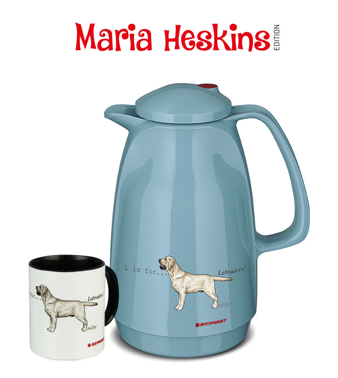 Set Maria Heskins Edition - Labrador Retriever | pearl grey | Set mit 1 Tasse
