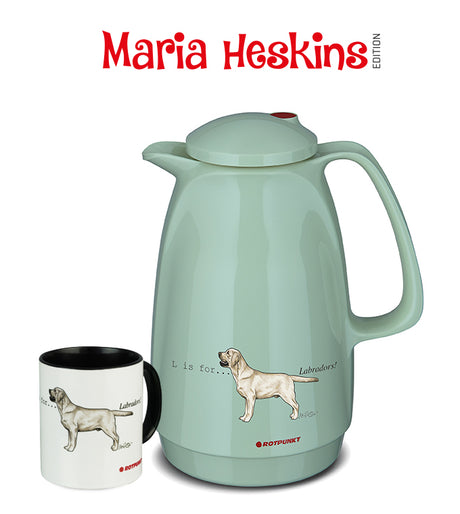 Set Maria Heskins Edition - Labrador Retriever | pistacchio cream | Set mit 1 Tasse