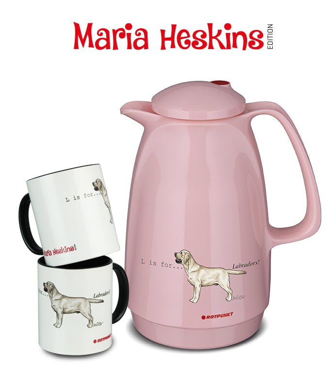 Set Maria Heskins Edition - Labrador Retriever | flamingo | Set mit 2 Tassen