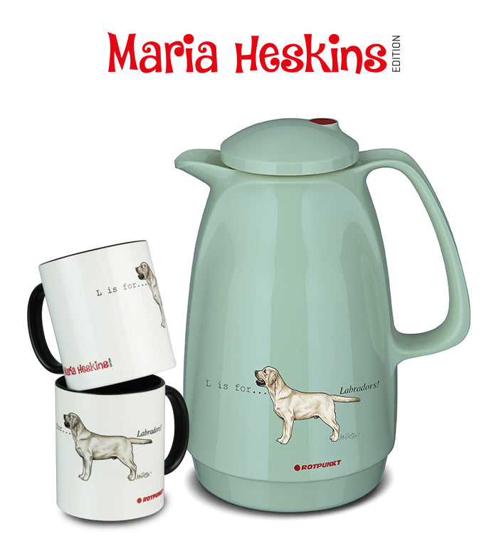 Set Maria Heskins Edition - Labrador Retriever | pistacchio cream | Set mit 2 Tassen