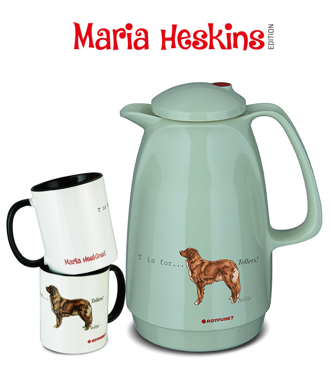 Set Maria Heskins Edition - Nova Scottia Duck Tolling Retriever | pistacchio cream | Set mit 2 Tassen