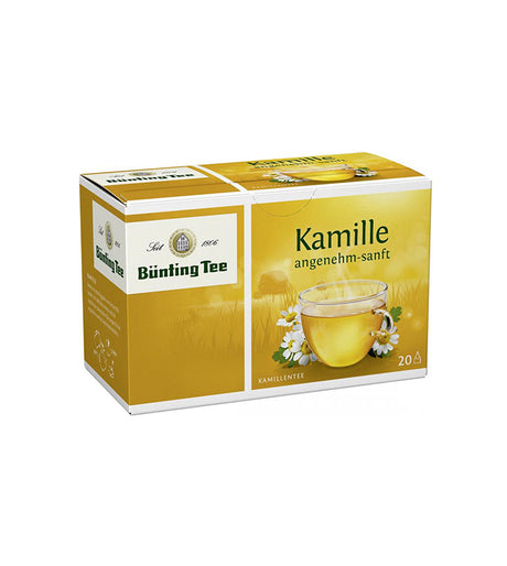 BÜNTING TEE Kamille - 20 x 1,5g im Teebeutel
