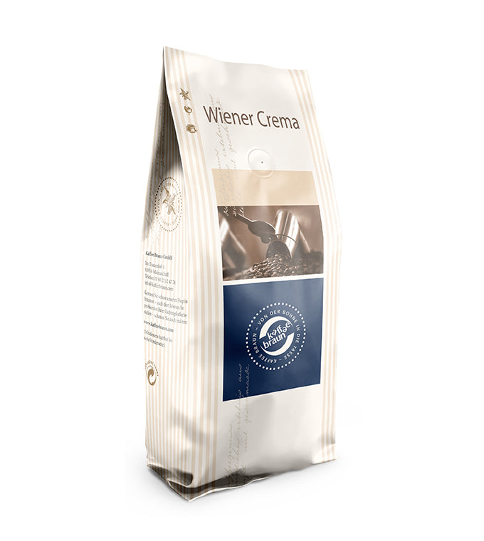Kaffee WIENER CREMA - 1000 g ganze Bohnen