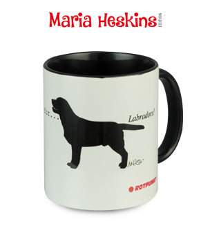 Tasse Maria Heskins Edition - Labrador Retriever schwarz | 1 Tasse