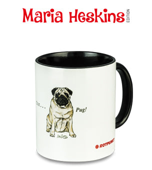 Tasse Maria Heskins Edition - Mops | 1 Tasse individualisiert
