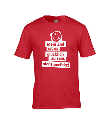 Motto-Shirt „Mein Ziel“ - 4XL | red