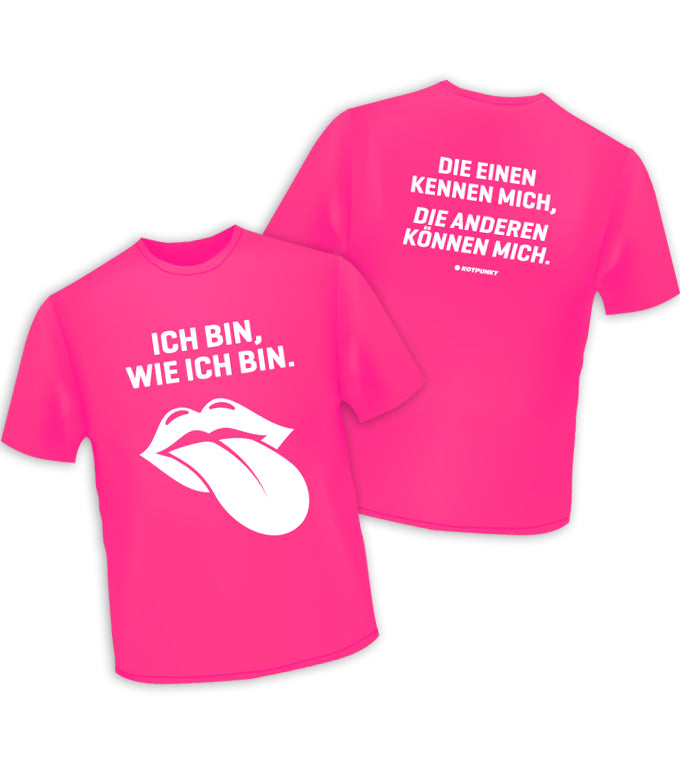 Motto-Shirt „Ich bin, wie ich bin“ - 5XL | heliconia