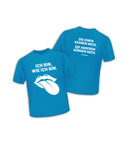 Kinder-Motto-Shirt „Ich bin, wie ich bin“ - 110/116 (XS) | sapphire