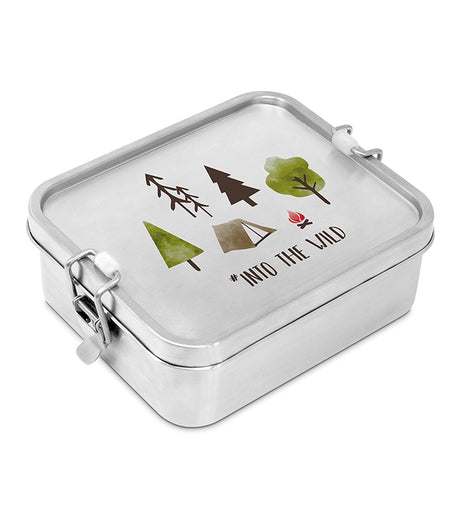 PAPERPRODUCTS DESIGN Edelstahl-Lunchbox - Into the wild