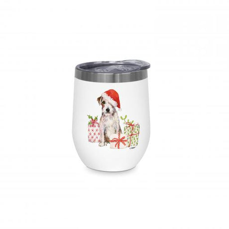 PAPERPRODUCTS DESIGN Edelstahl-Thermobecher - Christmas Pup