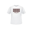 T-Shirt „Retro“ - 2XL | weiss/hot mokka