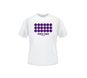 T-Shirt „Retro“ - XL | weiss/velvet pop