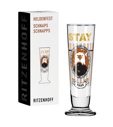 RITZENHOFF – Heldenfest Schnapsglas - Michaela Koch