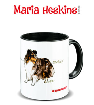 Tasse Maria Heskins Edition - Sheltie | 1 Tasse individualisiert