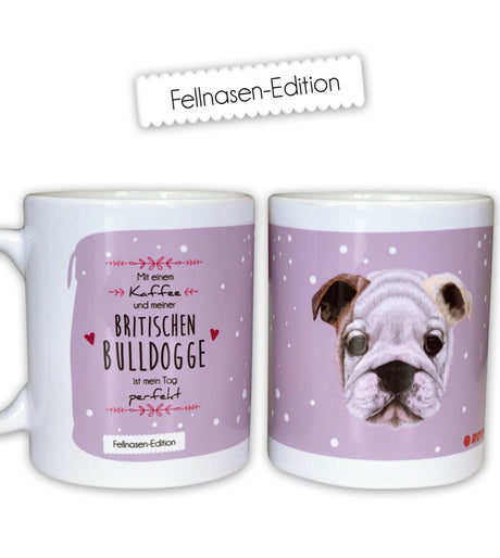 Tasse Fellnasen-Edition - –Britische Bulldogge–